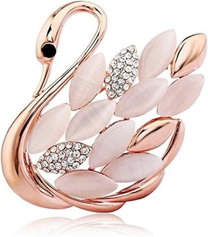 Rhinestone Vivid Animal Brooch for Women And Men Unisex Pin Crystal Design Jewelry Personality Lapel Backpack Badge Hat Bag Winter Coat Decoration Accessories in Saudi Arabia