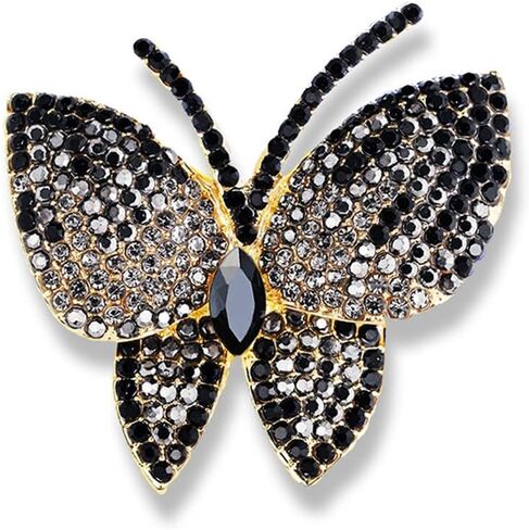 Rhinestone Vivid Animal Brooch for Women And Men Unisex Pin Crystal Design Jewelry Personality Lapel Backpack Badge Hat Bag Winter Coat Decoration Accessories in Saudi Arabia