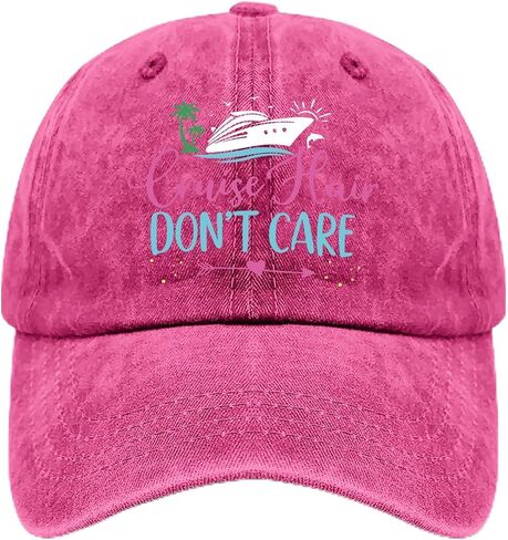 Cruise Hair Don’t Care Hats for Womens Stylish Washed Distressed Baseball Cap in Saudi Arabia