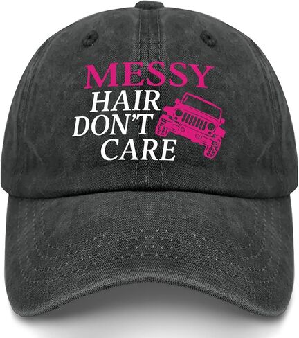 Cruise Hair Don’t Care Hats for Womens Stylish Washed Distressed Baseball Cap in Saudi Arabia