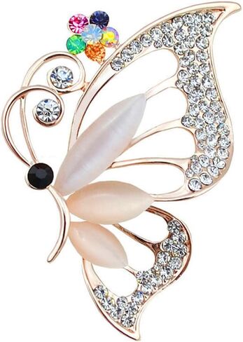 Rhinestone Vivid Animal Brooch for Women And Men Unisex Pin Crystal Design Jewelry Personality Lapel Backpack Badge Hat Bag Winter Coat Decoration Accessories in Saudi Arabia