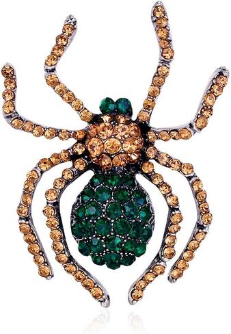 Rhinestone Vivid Animal Brooch for Women And Men Unisex Pin Crystal Design Jewelry Personality Lapel Backpack Badge Hat Bag Winter Coat Decoration Accessories in Saudi Arabia