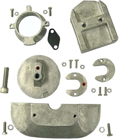 Aluminum Anode Kit for Mercruiser Sterndrive Alpha One Generation II Gen 2 1991 & Up Replaces 888756Q03 Read Product Description for Applications in Saudi Arabia
