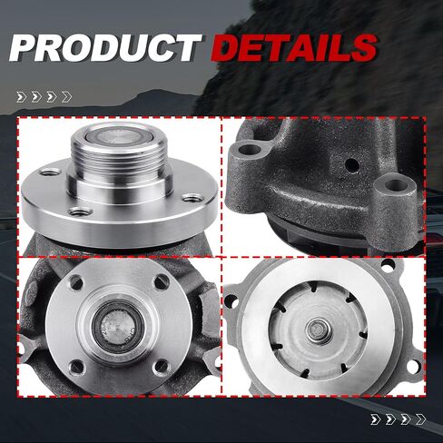 Engine Water Pump Automotive w/Gasket 125-3010 4C3Z8501B Compatible for Ford E150 F150 F250 F350 Expedition Navigator 2007-2015 in Saudi Arabia