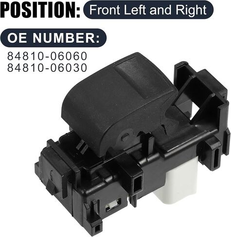 X AUTOHAUX 84810-06060 Front Rear Passenger Car Power Window Switch for Toyota Camry 07-15 for Toyota Corolla 09-19 for Tundra 07-21 for Tacoma 12-15 in Saudi Arabia