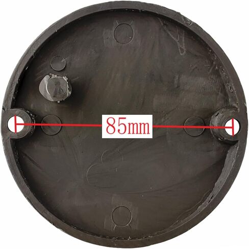 RedCap Right Side Round Engine Clutch Cover Plate - Specifically Designed for Lifan Zongshen Kick Start 110cc, 125cc, Dirt Bike, Pit Bike (Silver) in Saudi Arabia