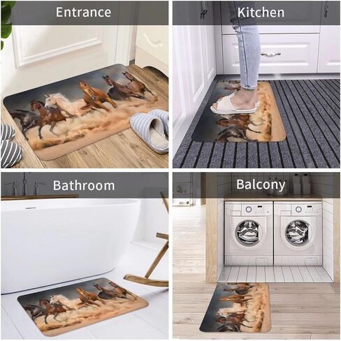 سجادة عداء حصان بني غربي مقاس 2 × 6 بوصة للممرات والمطبخ وغرفة النوم والمدخل وغير قابلة للانزلاق وقابلة للغسل والديكور in Kuwait