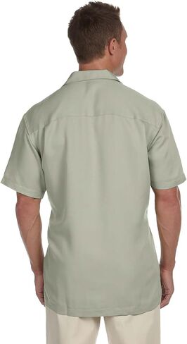 Harriton Men's Camp Shirt, XL, Green Mist in Saudi Arabia