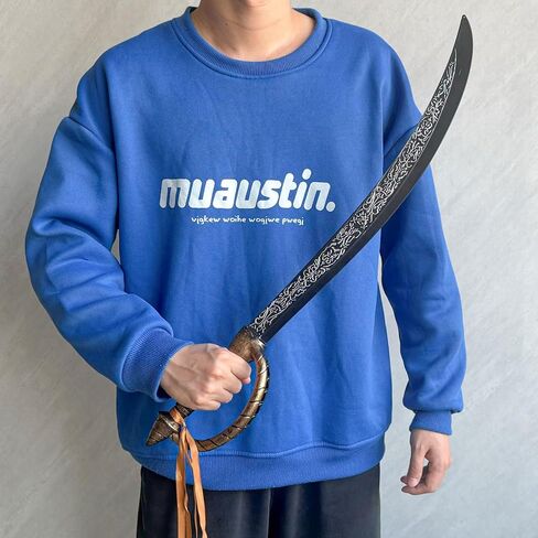 2pcs Pirate Sword Toys,26.7" Pirate Costume Set,Plastic Toy Sword for Party Dress-Up,Halloween Costume Accessorie Brown in Kuwait