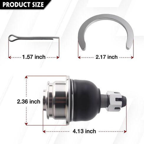 1Pair Front Lower Suspension Ball Joint LH & RH Fit For Toyota Tacoma 2005 2006 2007 2008 2009 2010 2011 2012 2013 2014 2015 2016 2017 2018 2019 2020 2021 2022 2023 Replace For 43330-09510 4333009510 in Kuwait