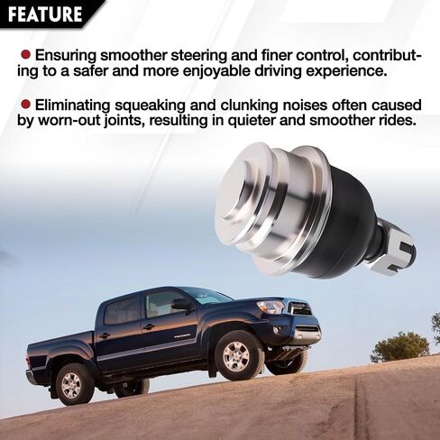 1Pair Front Lower Suspension Ball Joint LH & RH Fit For Toyota Tacoma 2005 2006 2007 2008 2009 2010 2011 2012 2013 2014 2015 2016 2017 2018 2019 2020 2021 2022 2023 Replace For 43330-09510 4333009510 in Kuwait