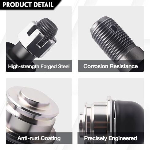 1Pair Front Lower Suspension Ball Joint LH & RH Fit For Toyota Tacoma 2005 2006 2007 2008 2009 2010 2011 2012 2013 2014 2015 2016 2017 2018 2019 2020 2021 2022 2023 Replace For 43330-09510 4333009510 in Kuwait