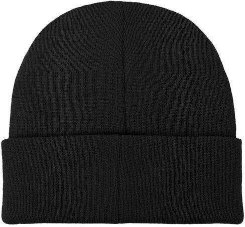 Batman Classic Bat Shield Logo Knit Beanie - Unisex for Men and Women, Black in Saudi Arabia
