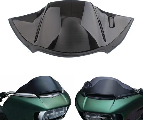 أنبوب هواء مناسب لـ Harley Road Glide FLTRX FLTRK FLTRU FLTRT FLTRXS FLTRXSE FLTRXST FLTRUSE، مجموعة حاجز مجاري الهواء، أسود زاهي in Kuwait