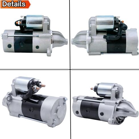 12V 9T 1.7Kw 15221-63014 Starter Motor Compatible with Kubota Excavator KX121-2 for Kubota Tractor L175 L175F L185 L185DT L185F L2350DT L2350F #17311-63010 15221-63016 15221-63015 in Saudi Arabia
