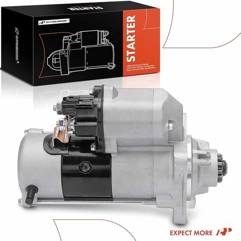A-Premium Starter Motor Compatible with Ram 2500 2011-2019, 3500 2011-2018, 4500 2011-2018, 5500 2011-2018 & Ram 2500 3500 2007-2010, Ram 4500 5500 2008-2010, 5.9L 6.7L, 12V 3.0KW 13-Teeth Clockwise in Saudi Arabia