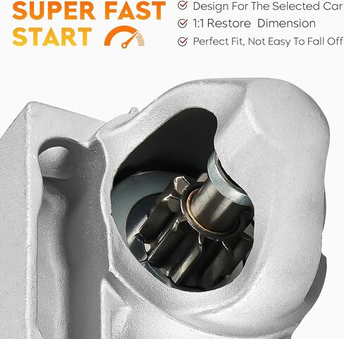 6785 New Starter for Buick Lucerne 2009-2011 3.9L, for Chevy Equinox 2006 3.4L, for Impala 2006-2011 3.5L 3.9L, for Monte Carlo 2006-2007 3.5L 3.9L, for Pontiac Torrent 2006 3.4L, 12610636 89017845 in Saudi Arabia