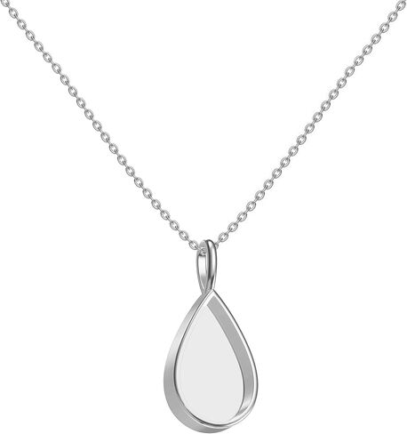 Love Catcher DIY Breast Milk Jewelry KIT, Sterling Silver Teardrop Breastmilk Necklace KIT, New Mom Gift, Mother's Day/Christmas/Birthday Gift for Her, Newborn Gift (Gold) in Kuwait