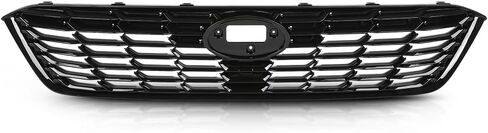 G-PLUS Front Bumper Upper Grille W/Chrome Grill Tirm Compatible with Subaru Impreza 2012-2014 91122FJ010 in Saudi Arabia
