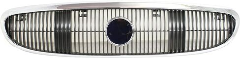 مجموعة شبكة Garage-Pro لـ BUICK CENTURY 03-05 غلاف بلاستيكي من الكروم / إدراج Ptd-Silver أسود in Saudi Arabia