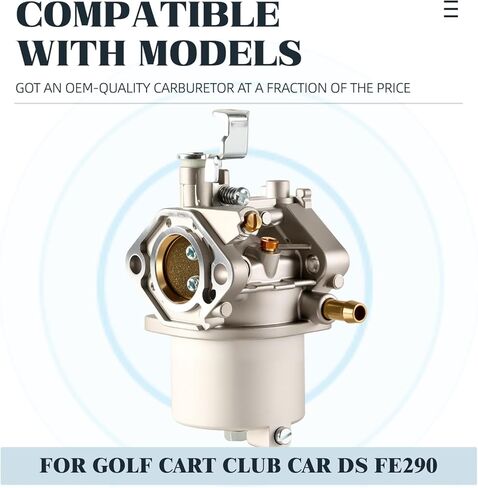 1016478 Carburetor Compatible with Club Car DS Gas Golf Cart 1992-2004 and Precedent Turf Carryall FE290 Engines Carb with Oil Filter Air Filter Fuel Pump Fuel Filter Spark Plug in Kuwait
