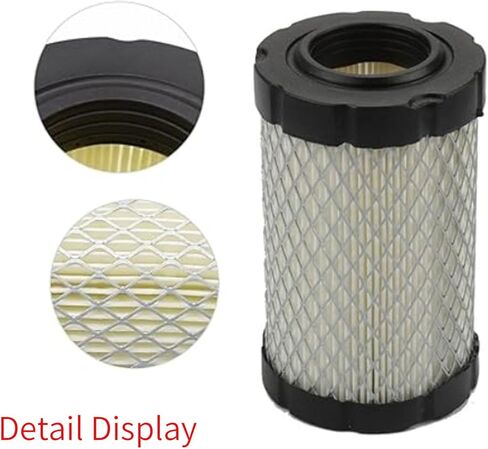 متوافق مع (عبوة من 2) فلتر هواء مع فلتر وقود لجون ديري MIU14395 D100 D105 D110 D130 Z225 Z235 Z255 X124 L105 L107 E100 E120 E130 Husqvarna in Kuwait