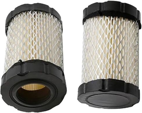 متوافق مع (عبوة من 2) فلتر هواء مع فلتر وقود لجون ديري MIU14395 D100 D105 D110 D130 Z225 Z235 Z255 X124 L105 L107 E100 E120 E130 Husqvarna in Kuwait