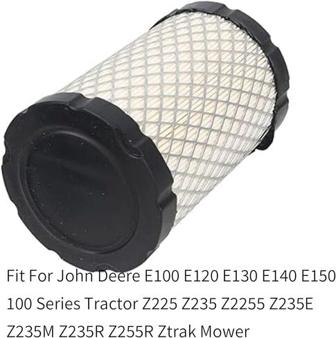 متوافق مع (عبوة من 2) فلتر هواء مع فلتر وقود لجون ديري MIU14395 D100 D105 D110 D130 Z225 Z235 Z255 X124 L105 L107 E100 E120 E130 Husqvarna in Kuwait