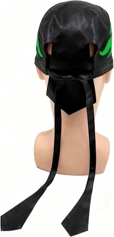 Unisex Motorcycle Head Wrap Skull Cap Skull Caps Do Du Rag Leather Doo Rag Rock Biker Flame Cap for Riding in Saudi Arabia
