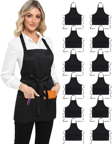 مريلة مطبخ للطهاة قابلة للتعديل بثلاثة جيوب للجنسين من Argstar، خادم المطعم in Kuwait
