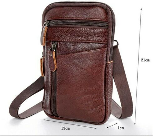 Shoulder Bag Men Multi-function Sling Black in Saudi Arabia