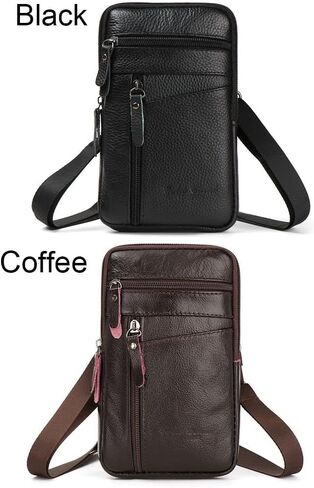 Shoulder Bag Men Multi-function Sling Black in Saudi Arabia