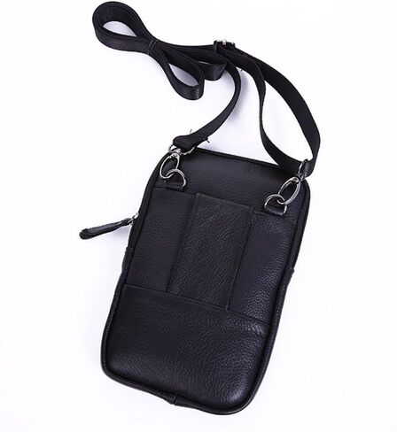 Shoulder Bag Men Multi-function Sling Black in Saudi Arabia