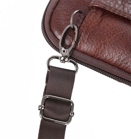 Shoulder Bag Men Multi-function Sling Black in Saudi Arabia