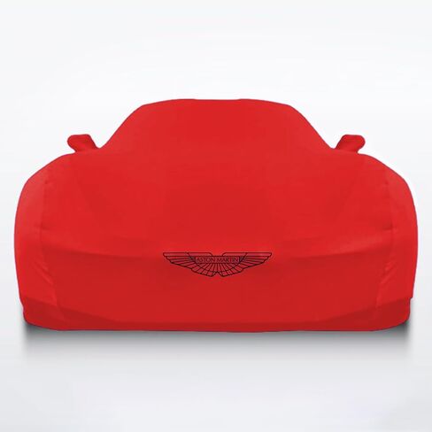 Car Cover for Aston Martin DB11 DB-11 V8 Volante, Stretch Cotton Custom Protection Full car Cover, Soft Breathable Indoor Auto Cover,Red-Thickened in Kuwait