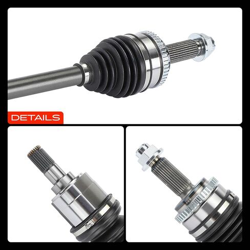 A-Premium CV Axle Shaft Assembly - Compatible with Hyundai Veloster 2014 2015 2016 2017, L4 1.6L, Manual Transmission, Naturally Aspirated - Front Left Driver Side, Replace# 495002V000 in Saudi Arabia