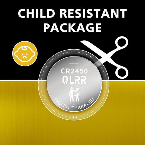 CR2450 بطارية 3 فولت بطارية ليثيوم عملة خلية 20 حزمة، بطاريات طويلة الأمد CR2450 مفتاح السيارة عن بعد، الساعات، المفاتيح الرئيسية، الآلات الحاسبة، الألعاب الإلكترونية in Kuwait