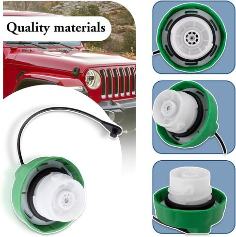 Diesel Gas Cap Fuel Cap 52013994AB for Jeep Dodge Ram 1500 2500 3500 4500 5500 ProMaster Liberty Wrangler Grand Cherokee Fuel Tank Cover Cap Replacement 68109840AA 2005-2022 in Kuwait