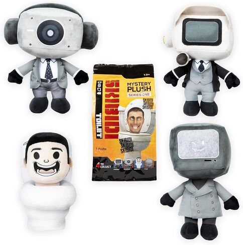 SKIBIDI Toilet Mystery Plush – Collectible Plush, All-New Collectibles, Officially Licensed Toilet Merch in Saudi Arabia