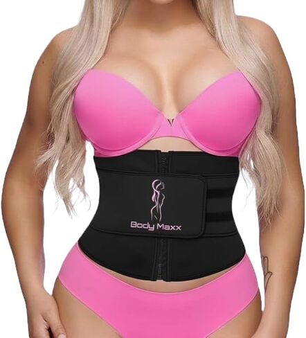 Strap and Zip Waist Trainer Corset Women Neoprene Worked Out Sweat Vest Body Shaper in Saudi Arabia