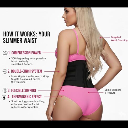 Strap and Zip Waist Trainer Corset Women Neoprene Worked Out Sweat Vest Body Shaper in Saudi Arabia