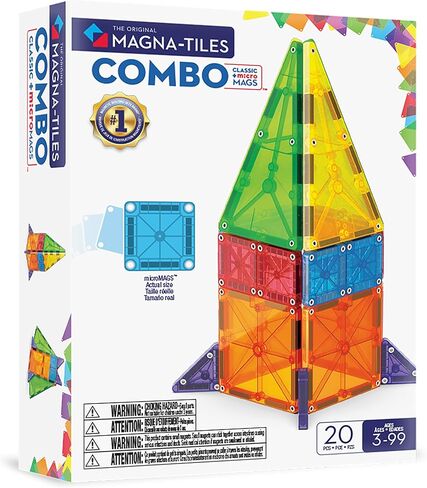 MAGNA-TILES® Combo 46-Piece Magnetic Construction Set, The Original Magnetic Building Brand in Kuwait