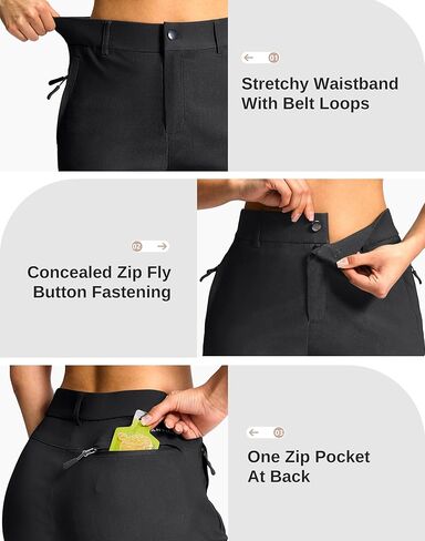 SANTINY Women's 5"/7" Hiking Golf Shorts with 3 Pockets Stretch Quick Dry Outdoor Travel Work Shorts for Women Casual Summer in Saudi Arabia