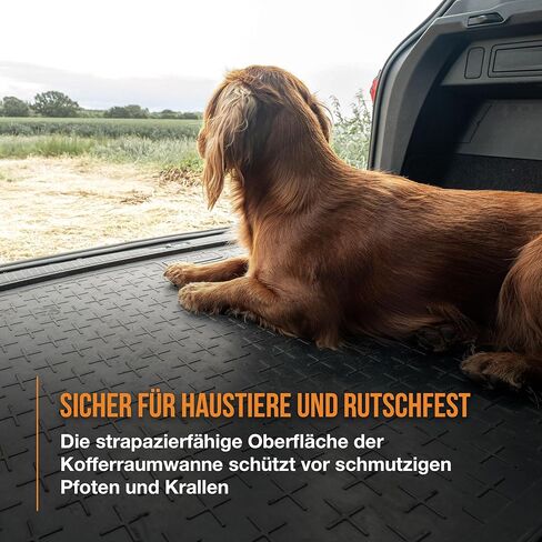 بطانة سجادة ترافال للشحن متوافقة مع مرسيدس بنز الفئة M W164 (2005-2011) TBM1082 - بطانة سجادة مطاطية مناسبة لجميع الأحوال الجوية in Kuwait