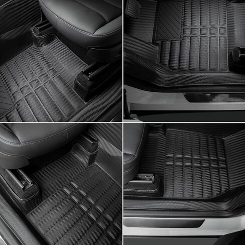 SUPER LINER Soft Floor Mats & Accessories Compatible with Tesla Model Y Juniper 2026 2025 – Custom Fit All Weather Full-Cabin Protection System (6 PCS Tesla Model Y Juniper Soft Floor Mats) in Kuwait