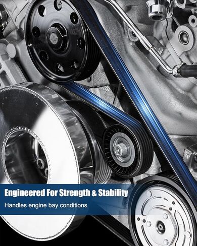 DK050610 61.01 بوصة حزام محرك المحرك مناسب لفولكس واجن جيتا 2012-2014 باسات 2012-2014 بيتل 2006-2010 2012-2015 كاديلاك SRX 2004-2009 STS 2005-2010 استبدال 07K145933F 12578063 12593189 in Kuwait