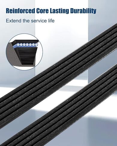 DK050610 61.01 بوصة حزام محرك المحرك مناسب لفولكس واجن جيتا 2012-2014 باسات 2012-2014 بيتل 2006-2010 2012-2015 كاديلاك SRX 2004-2009 STS 2005-2010 استبدال 07K145933F 12578063 12593189 in Kuwait