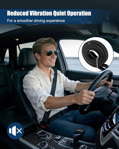 DK050610 61.01 بوصة حزام محرك المحرك مناسب لفولكس واجن جيتا 2012-2014 باسات 2012-2014 بيتل 2006-2010 2012-2015 كاديلاك SRX 2004-2009 STS 2005-2010 استبدال 07K145933F 12578063 12593189 in Kuwait