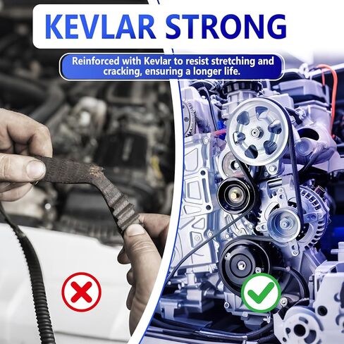 1060548 Serpentine Belt, Replacement Belt 54.8" Length,6-Rib, Alternative Part Number: 6PK1392 in Kuwait