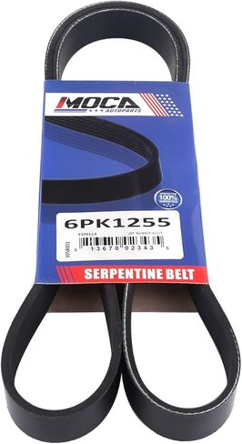 MOCA 6PK1255 EPDM Serpentine Belt fits 1982-2019 for Ford for Hyundai for Toyota forRAV4 1.6L 2.0L 2.5L in Saudi Arabia